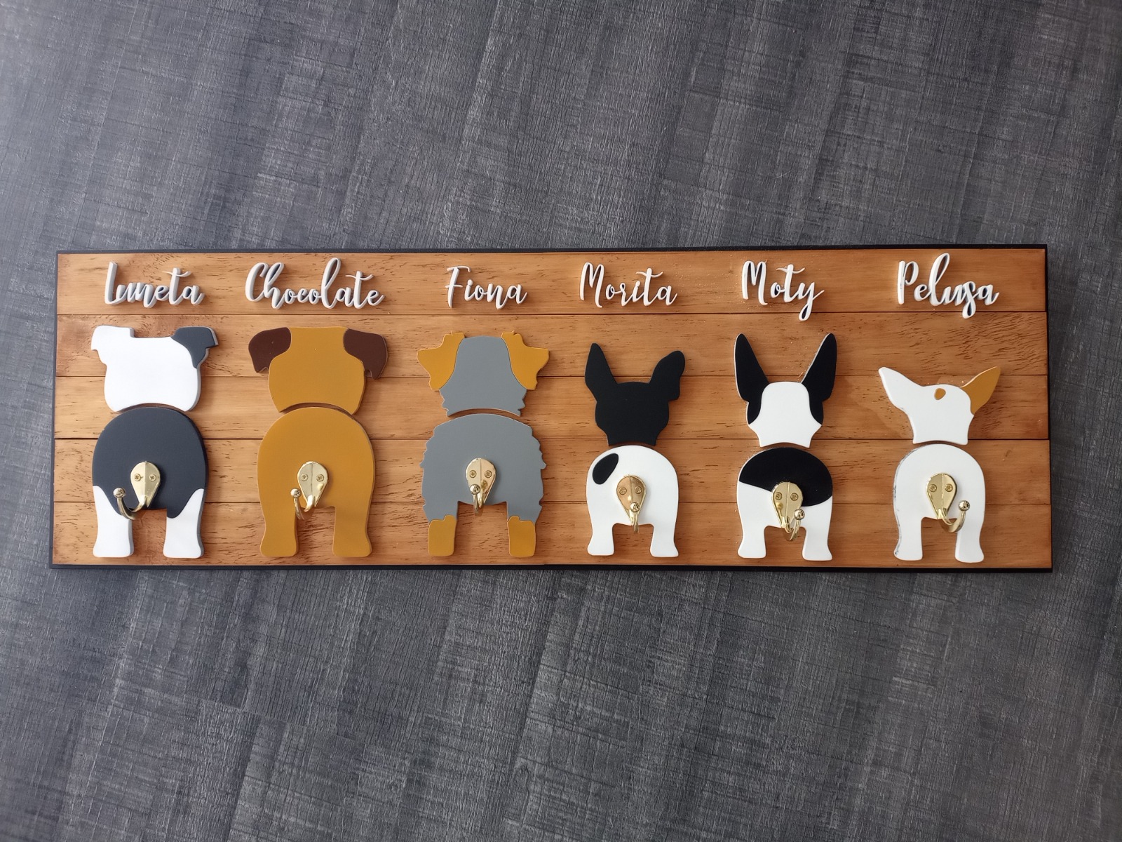 ACCESORIOS PARA MASCOTAS - PERCHERO 6 Caballo geométrico