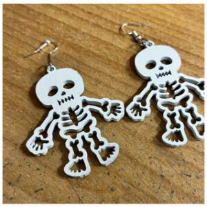 Aretes esqueleto mdf