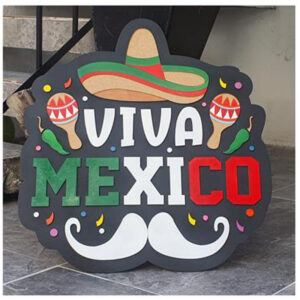 Cuadro viva México en relieve