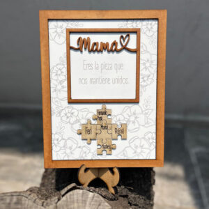 Cuadro rompecabezas para mamá