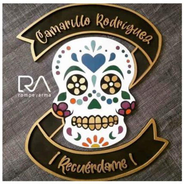 Calavera para puerta