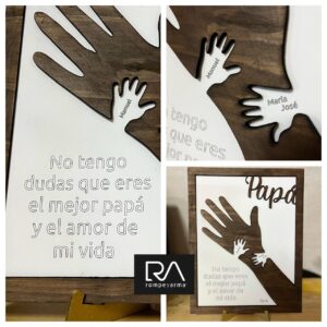 Cuadro manitas para papá